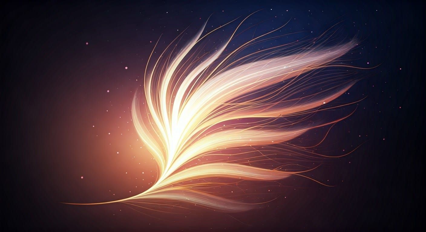 Cosmic Feathers AI Generated Artwork NightCafe Creator