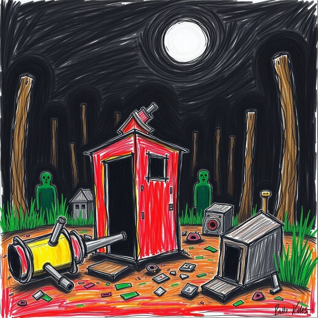  <lora:DysTurbd CryoNz:1.0> Haunted Forest