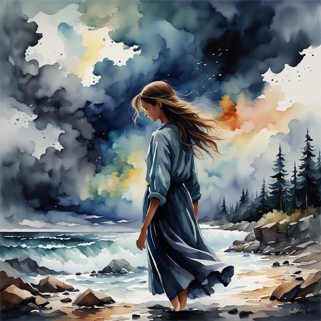 By the sea