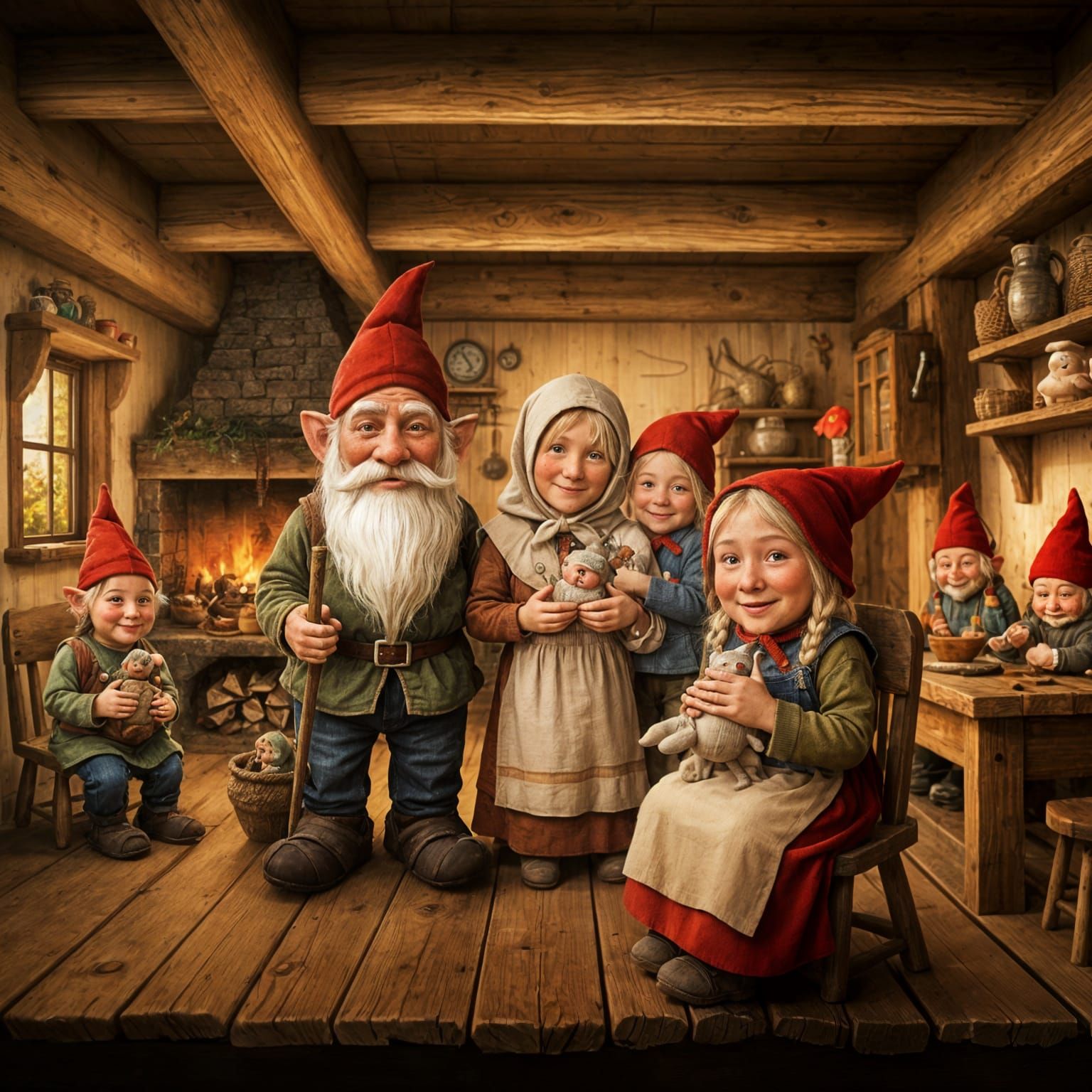 A Typical Gnome Home  by @Dulcineia