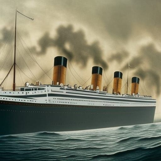 Titanic - AI Generated Artwork - NightCafe Creator