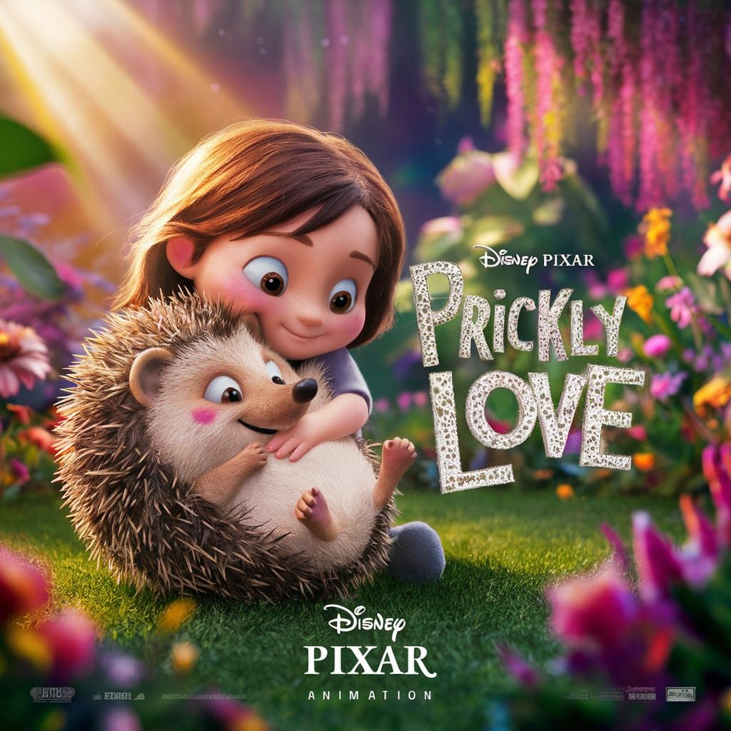 "Prickly Love" Disney Poster  by @Rosie