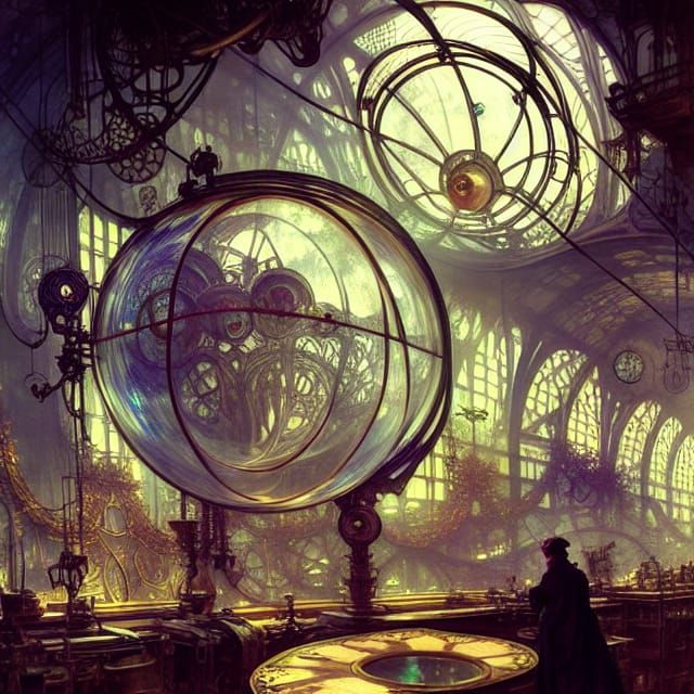 Inside a fantastical workshop undefined