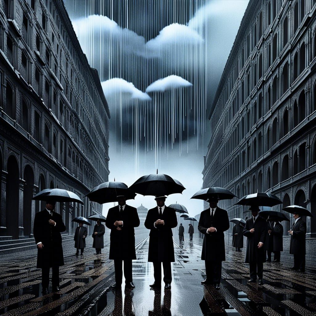 Raining  by @Messages in Bottles