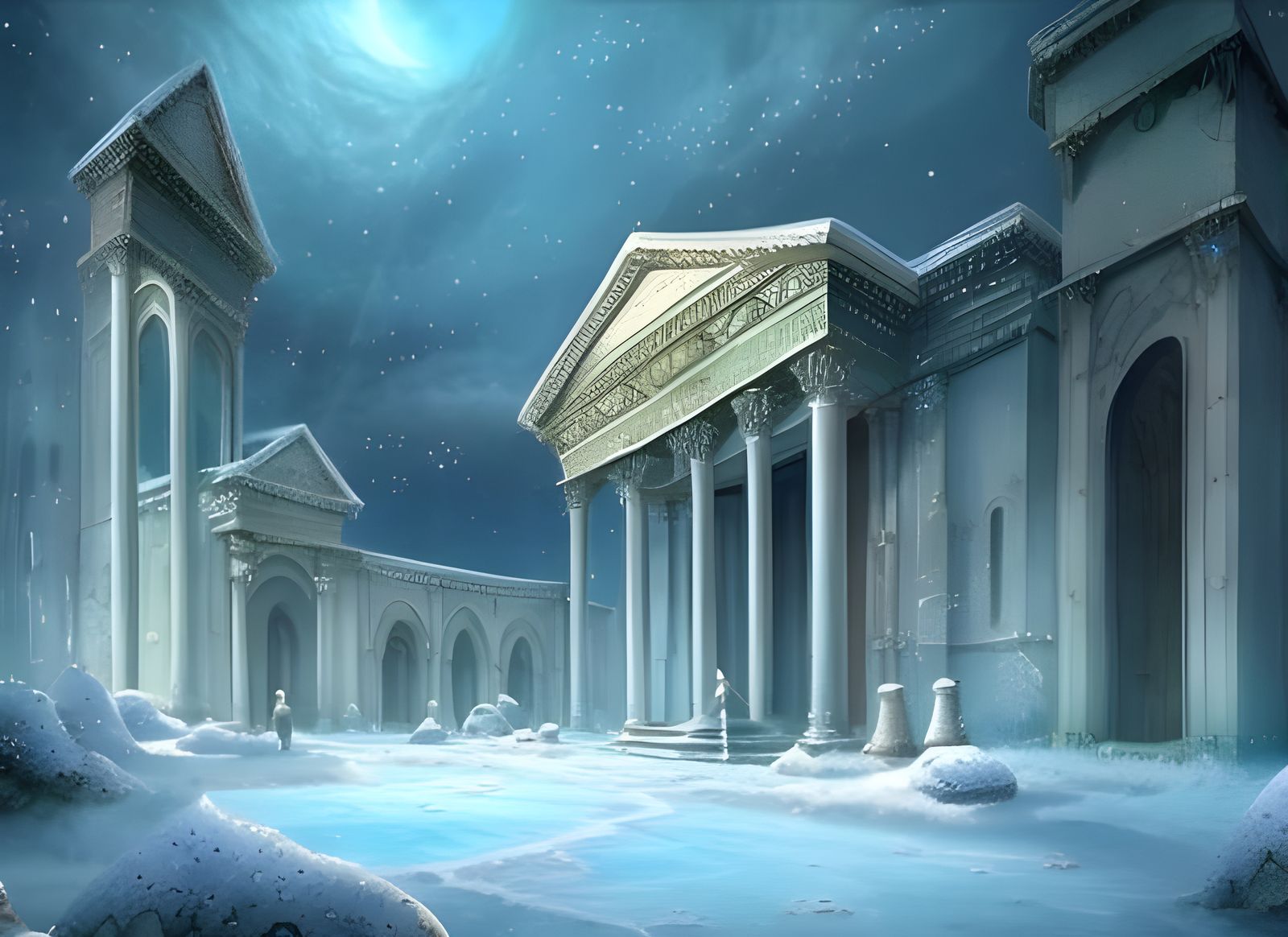 Rome in the Next Ice Age  by @Soda Khan