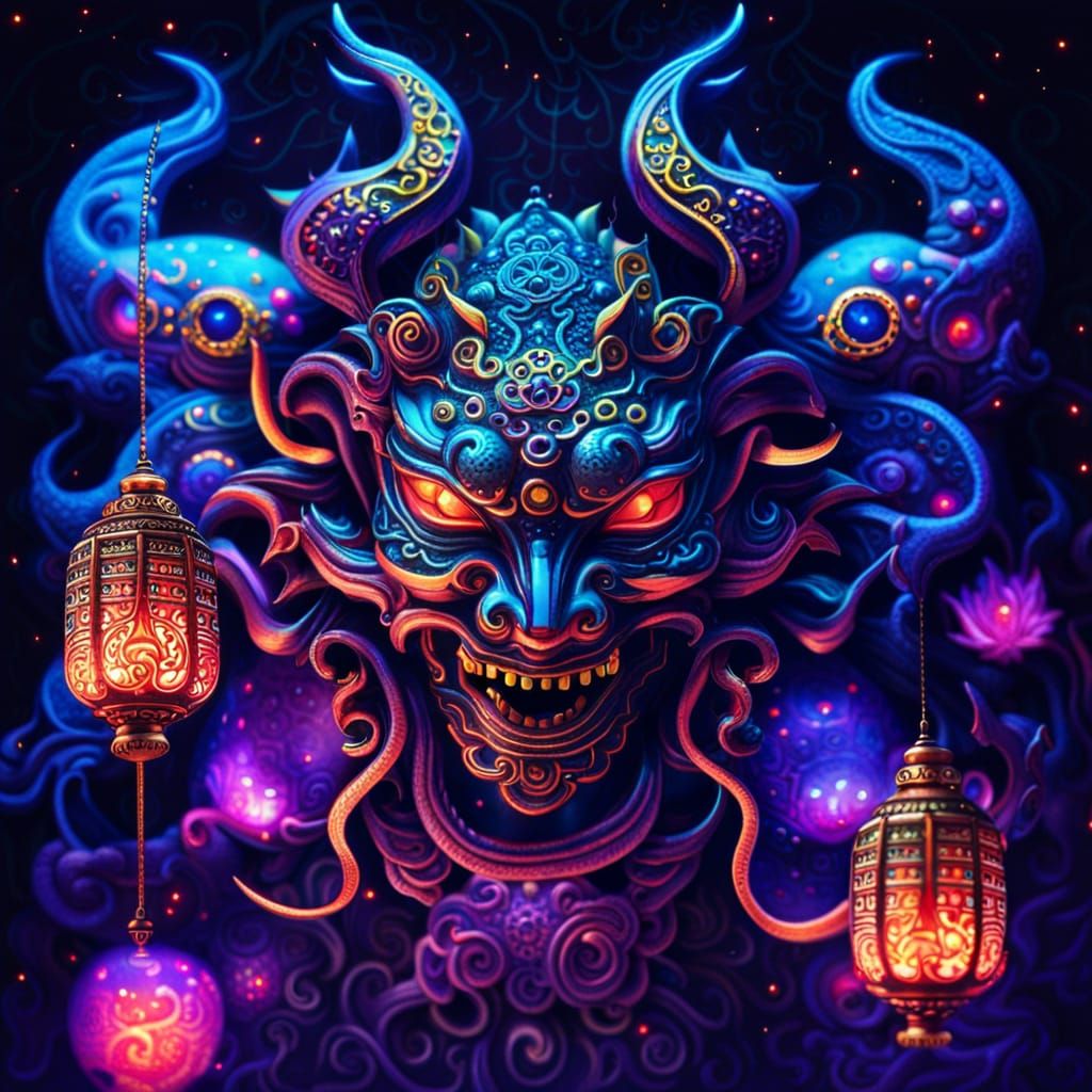 Dark Oni - AI Generated Artwork - NightCafe Creator