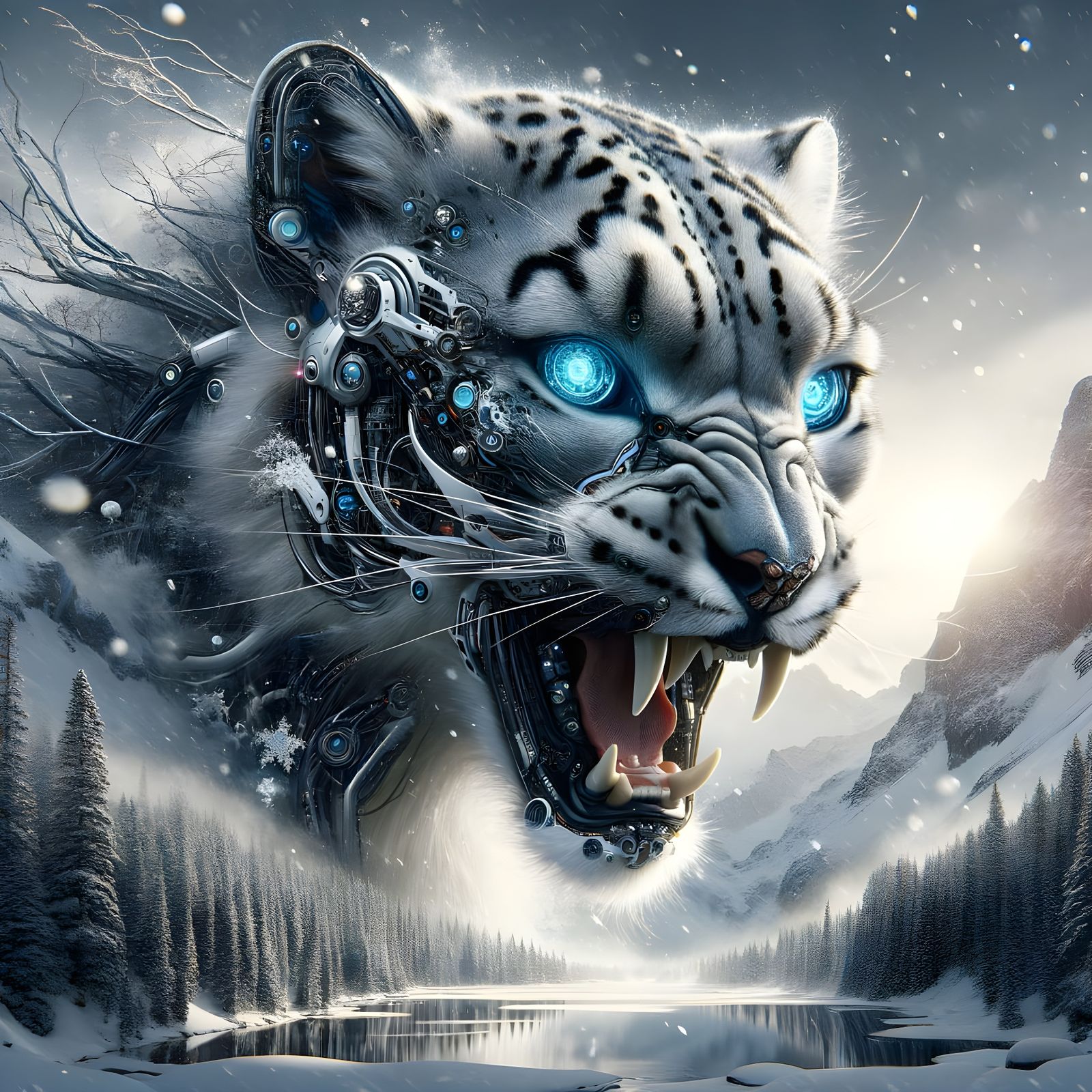 “Nytherion, a myth forged in code and ice — an ancient God reborn in the future”   by @Valkyrja