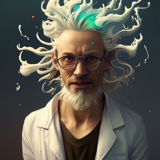 crazy mad scientist - AI Generated Artwork - NightCafe Creator