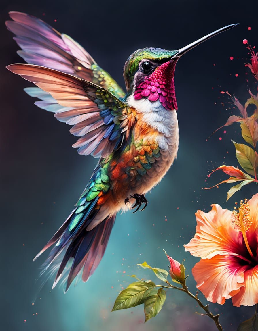 Hummingbird  by @Gothic Vampire Poetry