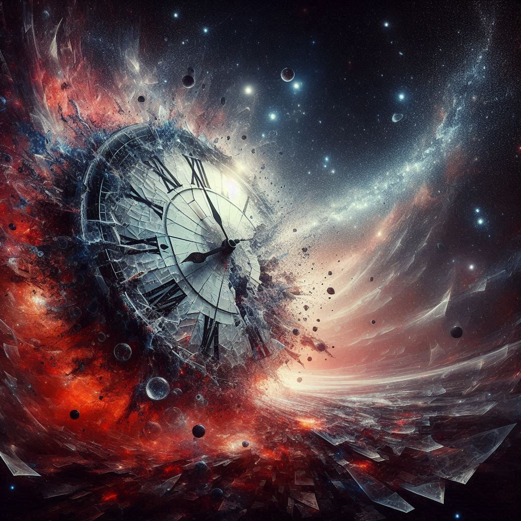 shattered clock