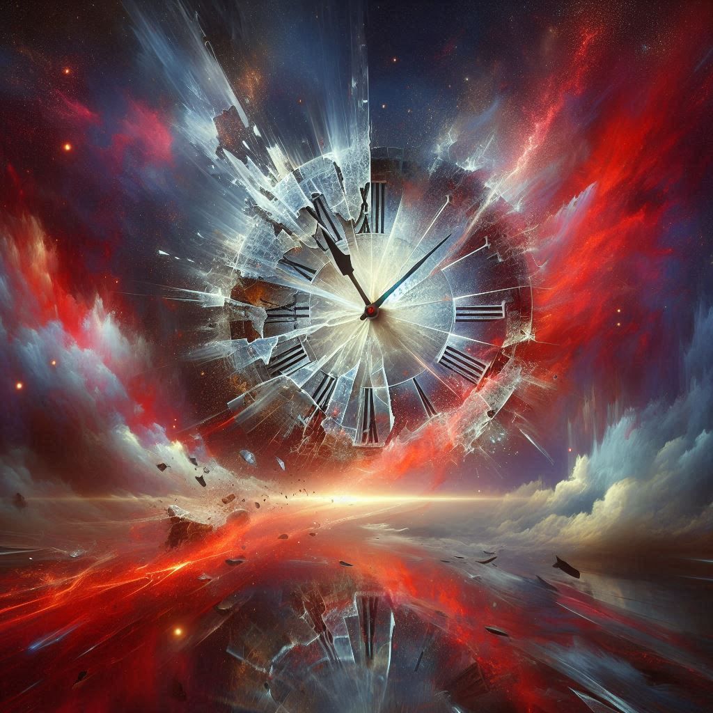 shattered clock