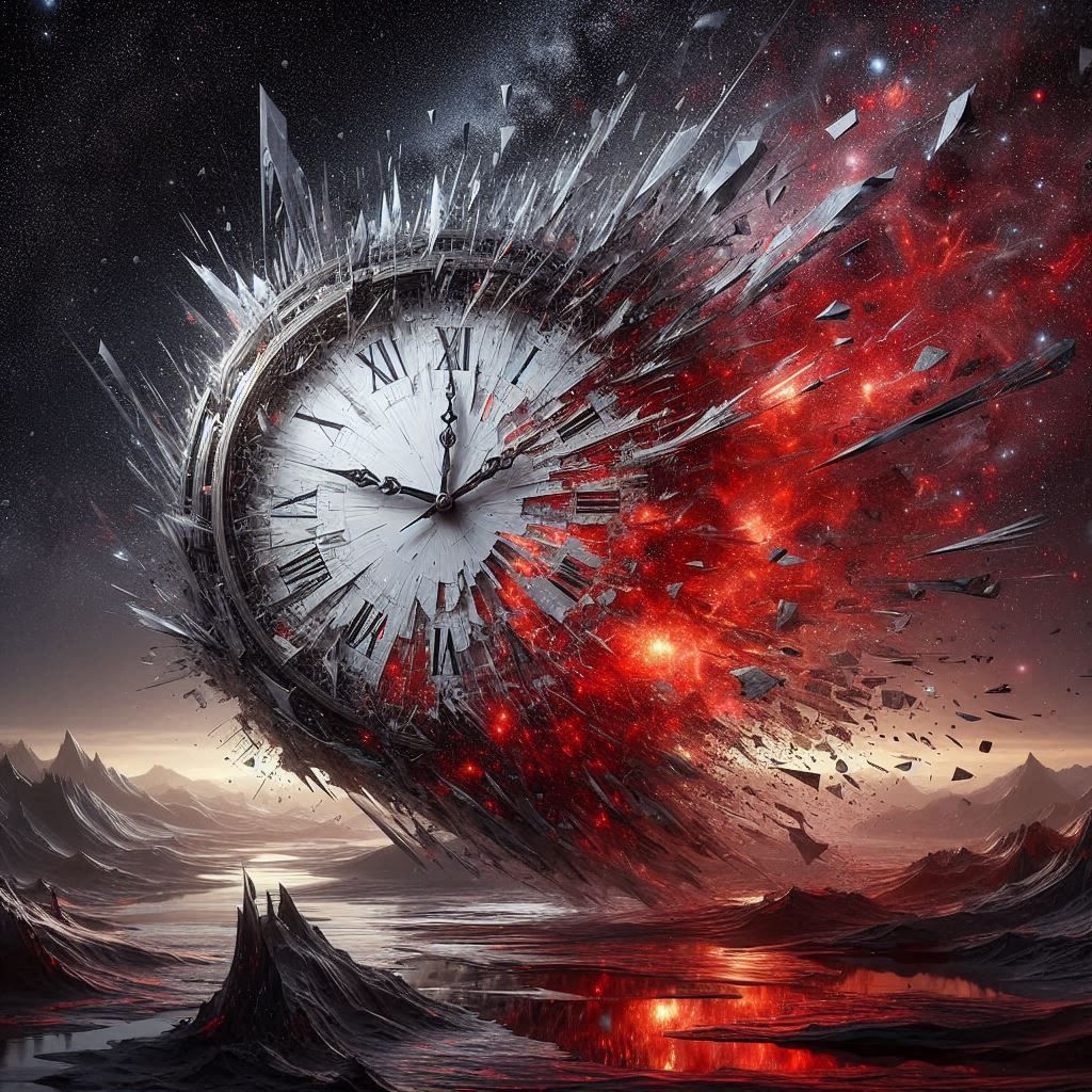 shattered clock