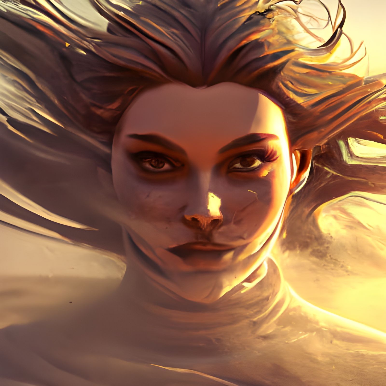 Face of a Sandstorm