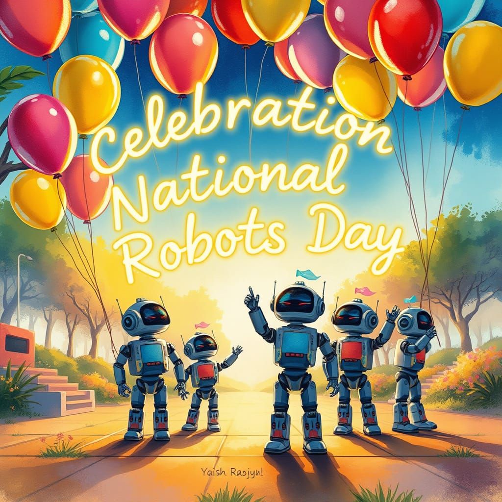 national robots day  by @SleepySnow
