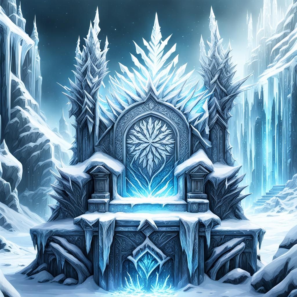 frozen throne  by @Dahut