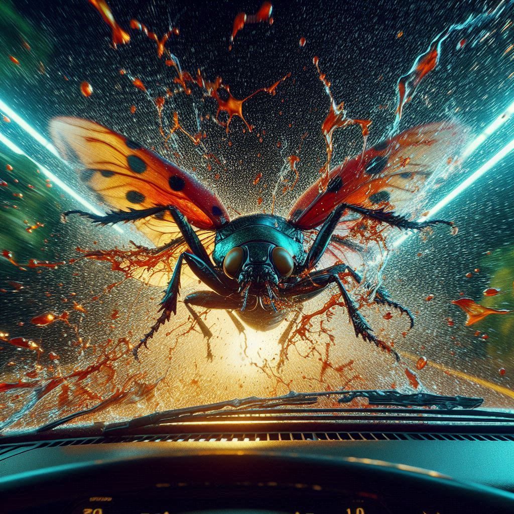 Dash Cam Chronicles :  Kamikaze Bugs