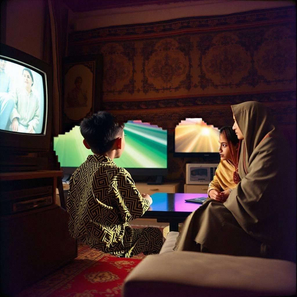 Yemeni Immigrants Discover Television: A Cinematic Still