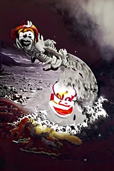  A wrathful Ronald McDonald destroys the moon v2