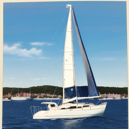 whirl winds, sunny day, sailboat, harbor,