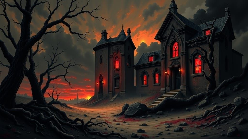  <lora:Macabre Horror:1.0>