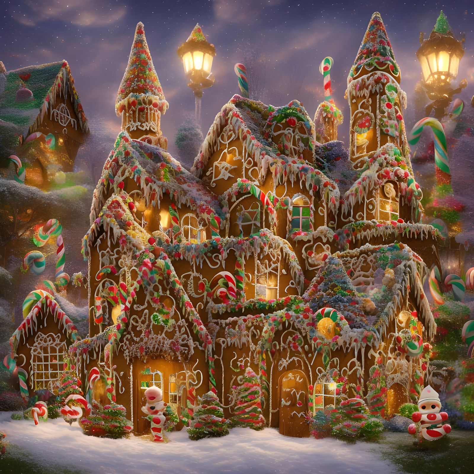 Sweet mansion  by @Beatitjuice