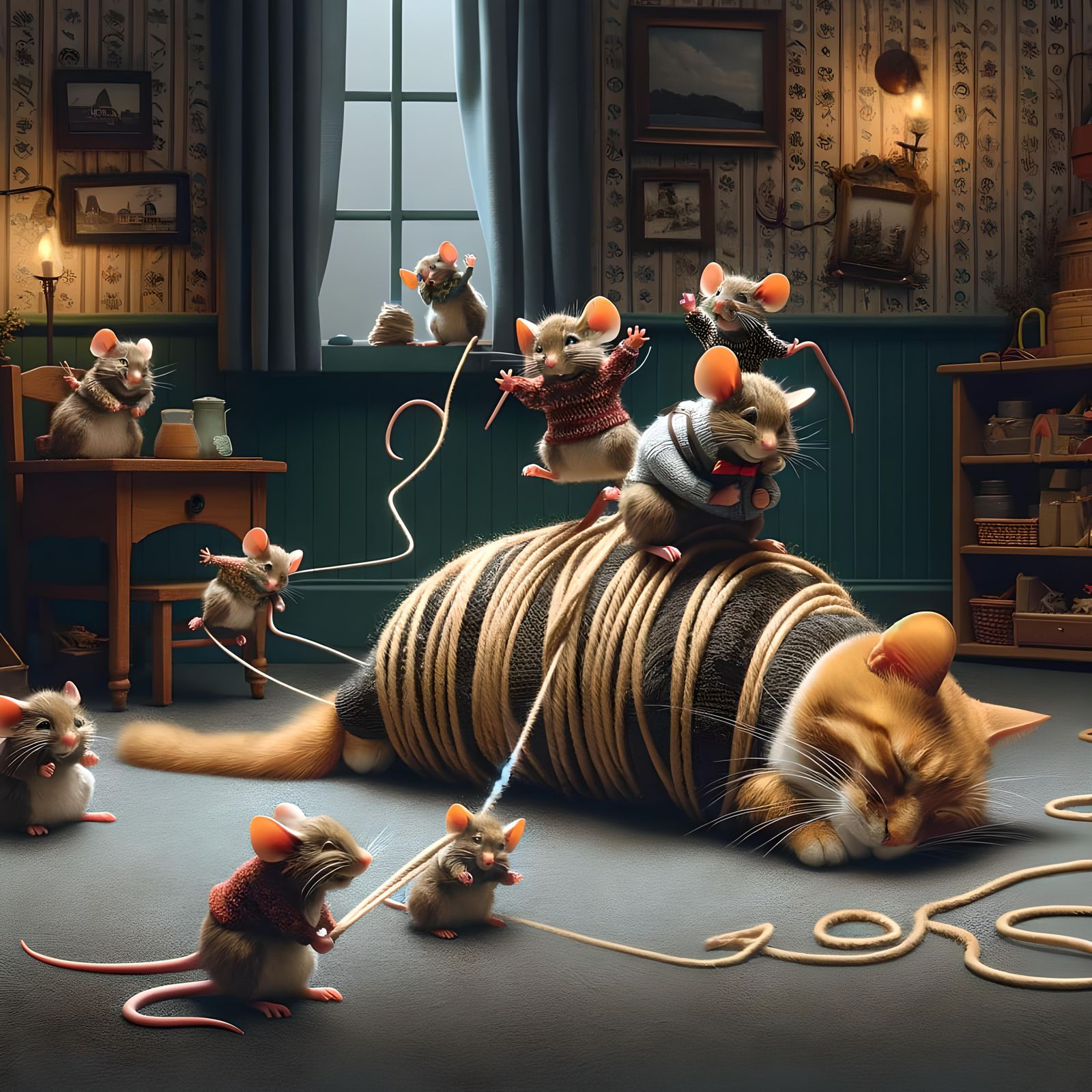 Mighty mice defend their cheese