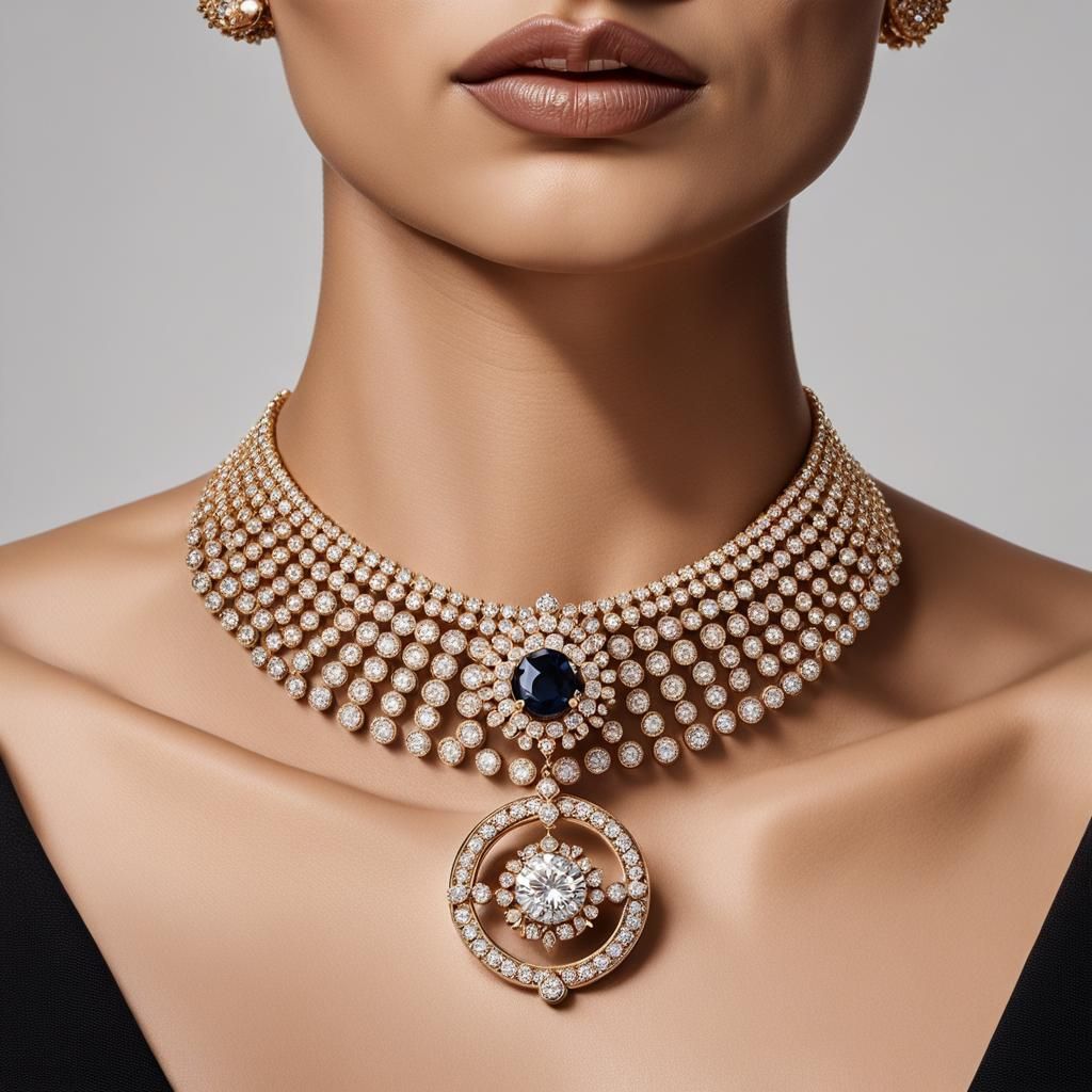 Diamond choker ideas
