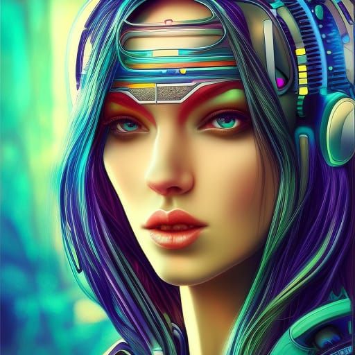 Cyberpunk girl  false