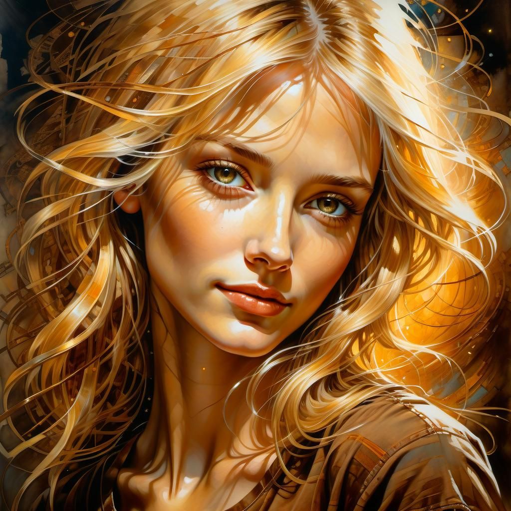 Blonde Woman  by @Just Me