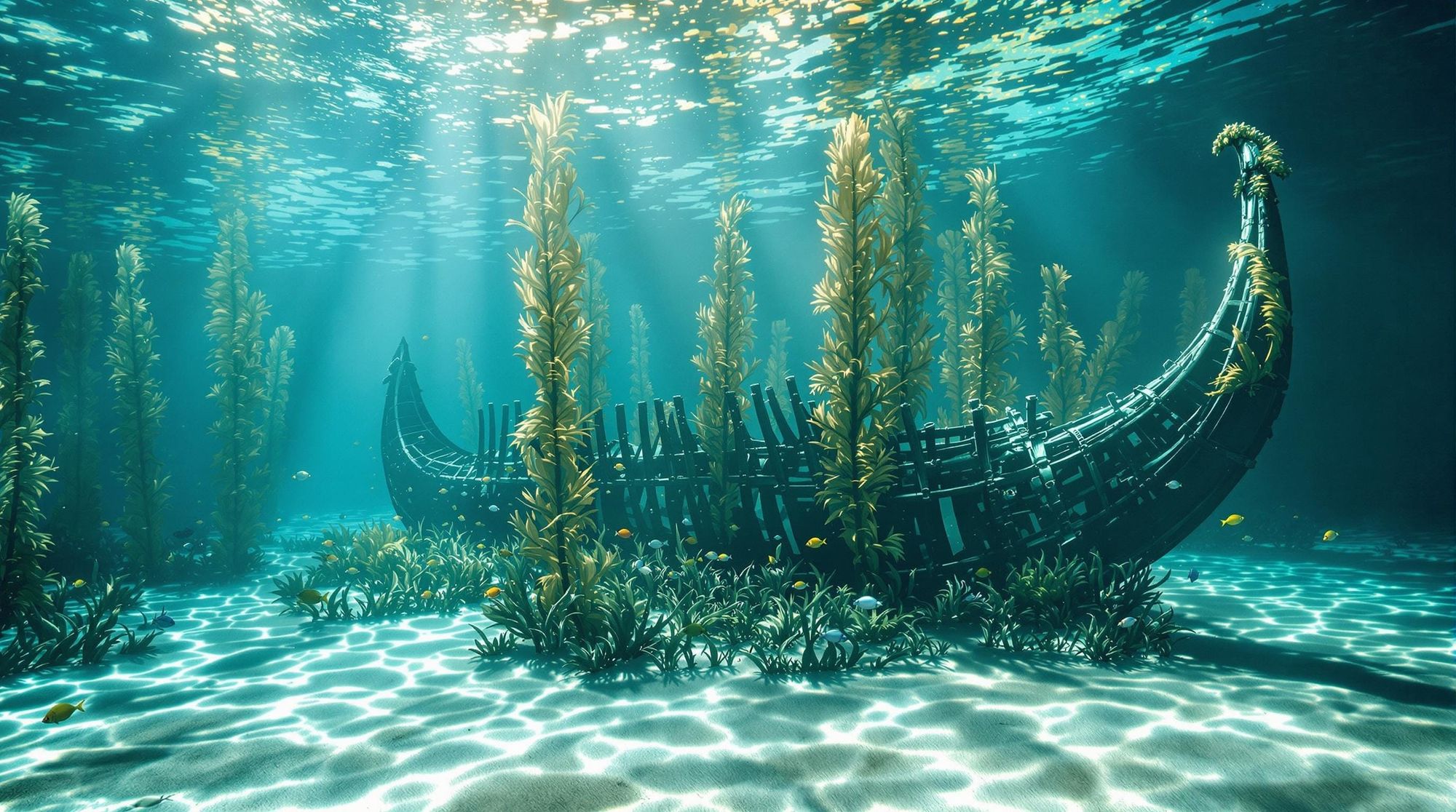 The Sunken Viking Longship Forest