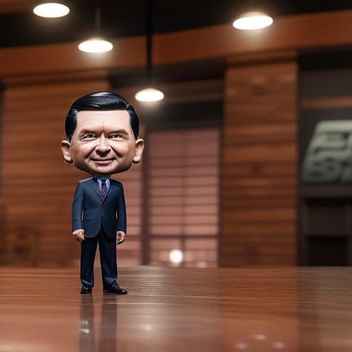 Bobble-headed Ron DeSantis - AI Generated Artwork - NightCafe Creator