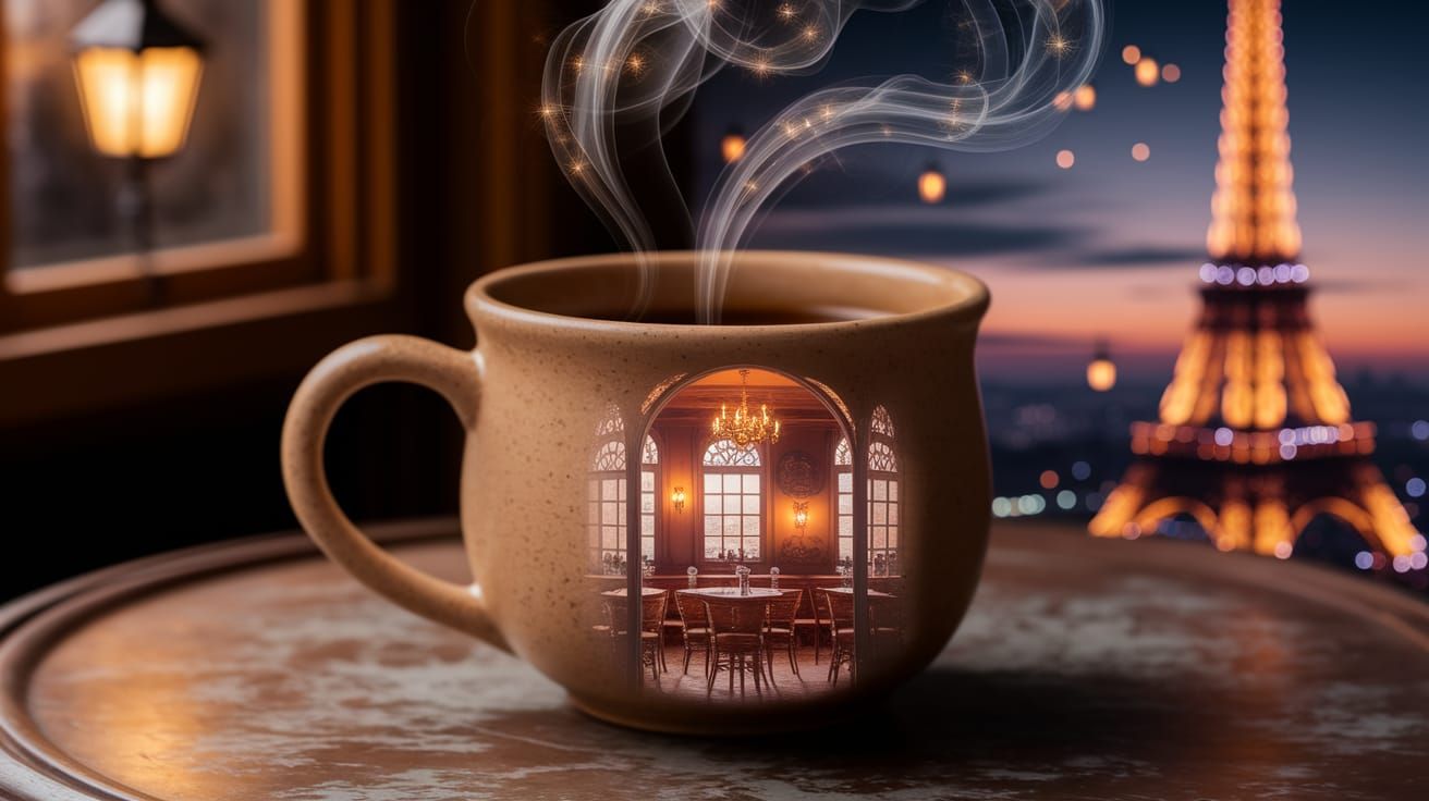 Enchanted Café in a Mug  by @Angelik
