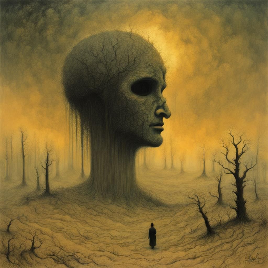 Missouri (by Zdzislaw Beksinski ) - AI Generated Artwork - NightCafe ...