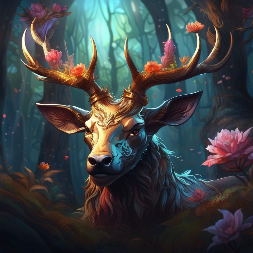 Forest's guardian [2] - AI Generated Artwork - NightCafe Creator