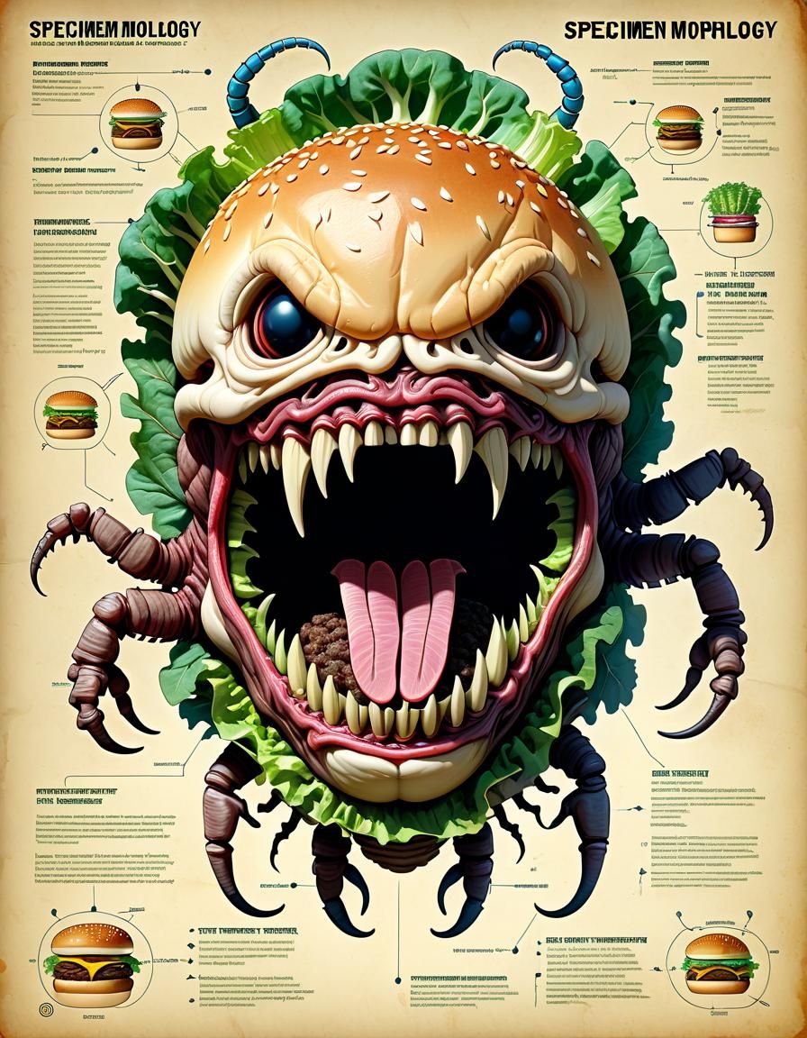 Hamburger monster