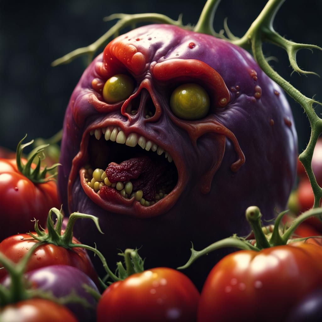 A tomato is a fruit, so why not a zombie?  by @Cersis