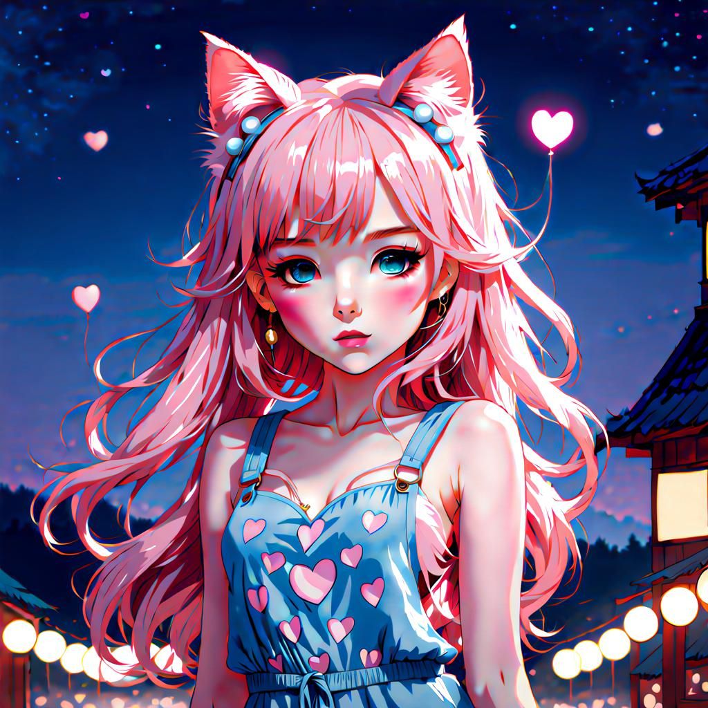 Cute cat - AI Generated Artwork - NightCafe Creator