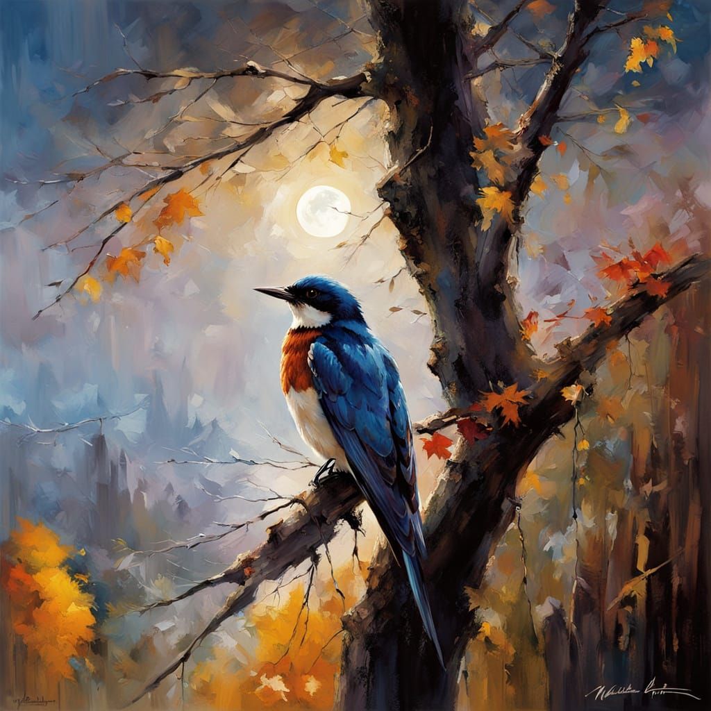 Night of the Swallow  by @Papy Ion