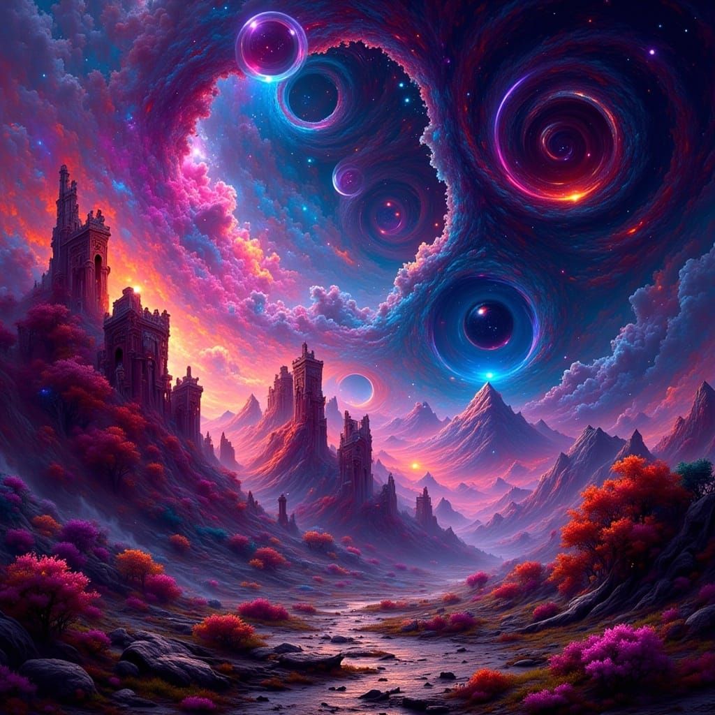 <lora:Flux Coherent:1.0> vibrant galaxy