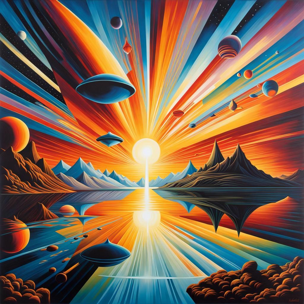 With a spaceship to the end of universe, Hydro-Dipping, Lens...