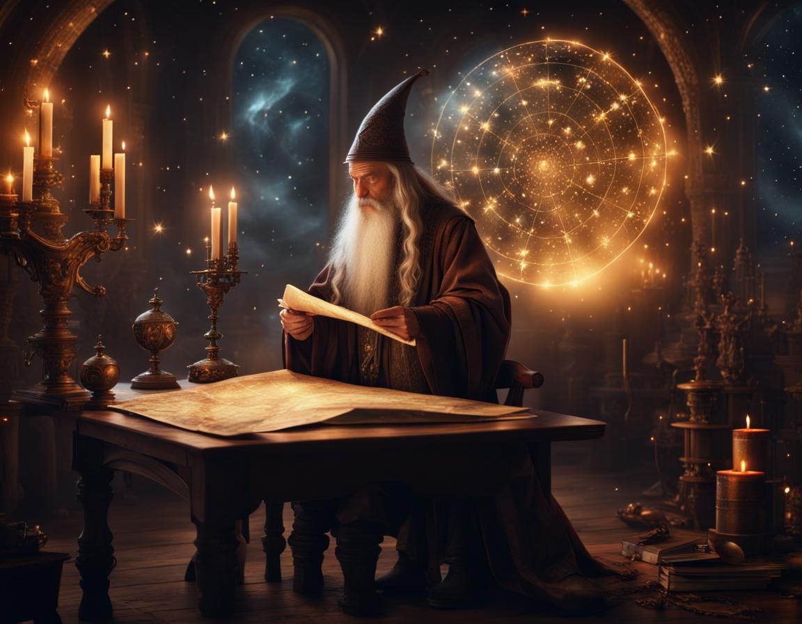 The Astrologer  by @Moonlight Dawn