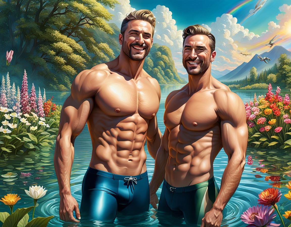  the perfect gay man’s campsite  by @Katia