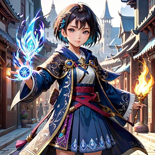 Moon wearing Yuna outfit