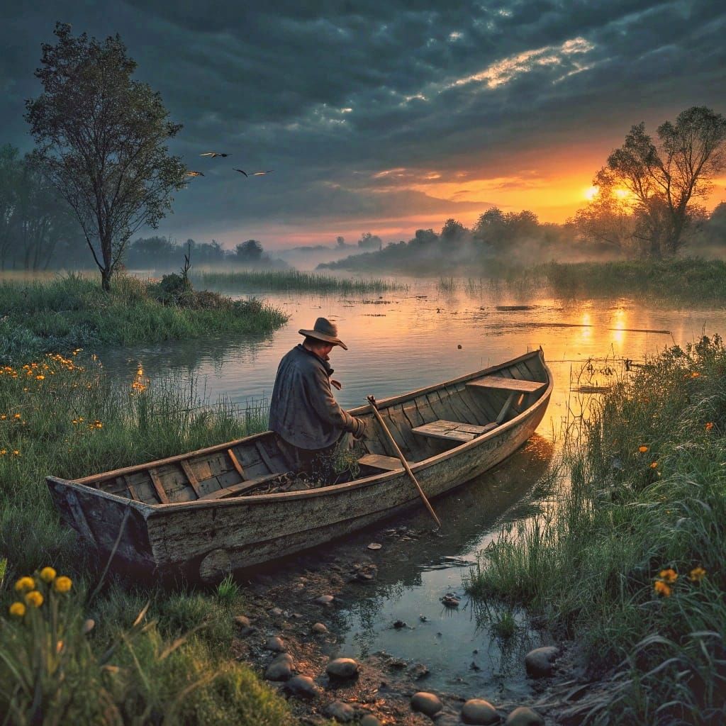 Lonely Fisherman