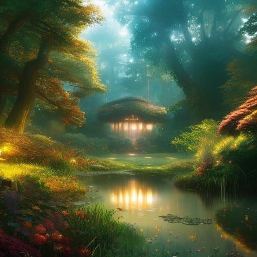 Hidden Happy Place... find me  by @Art_For_Ukraine