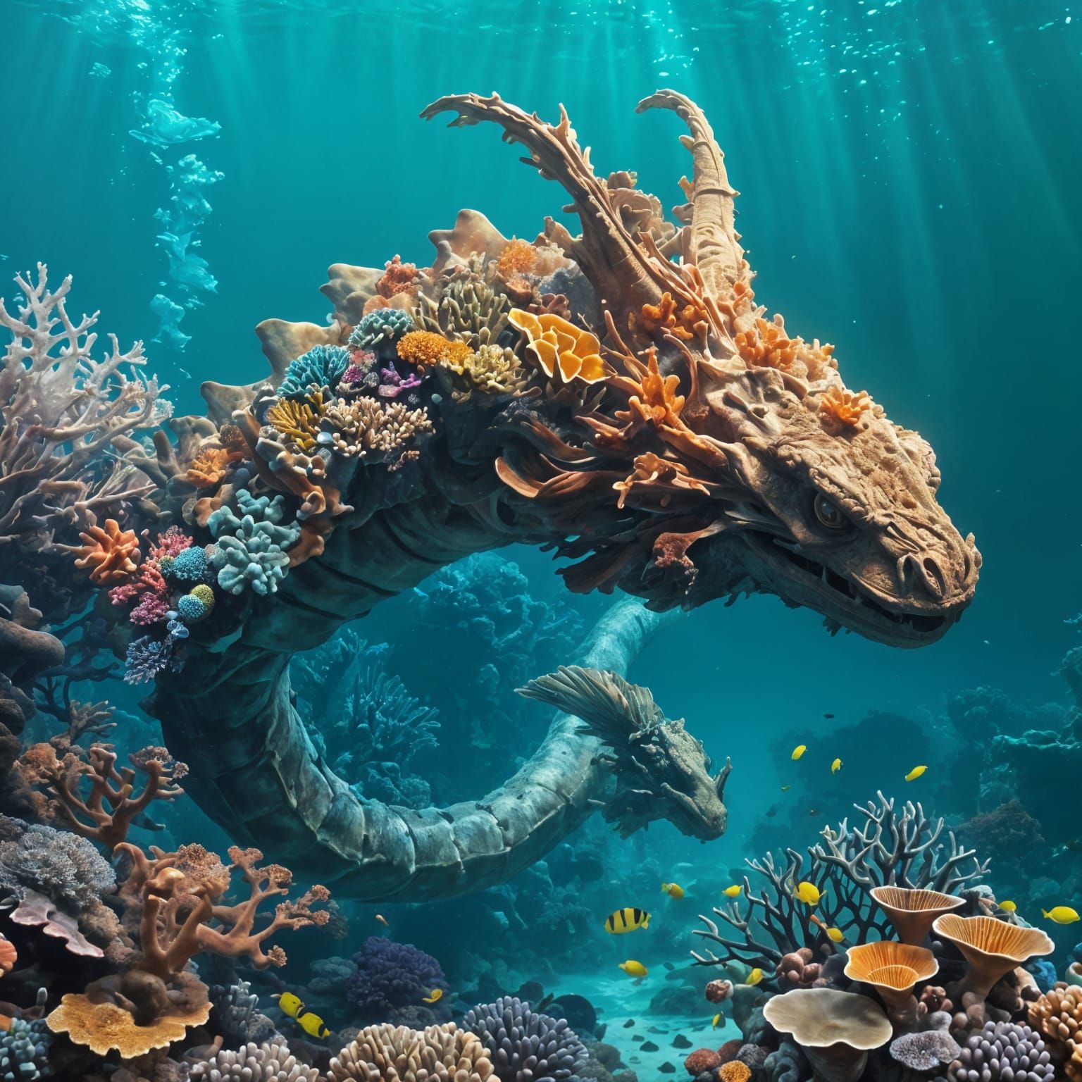 "Reef Hyrens embody the ever fluid waves and the sturdy stoney sea floors. Never attempt to predict one"  by @AlfredAGear