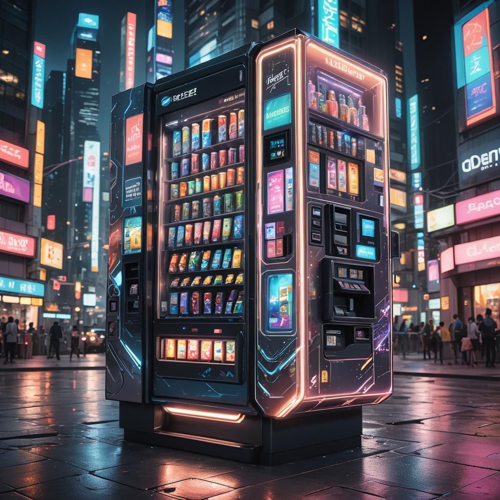 Vending machine in future 