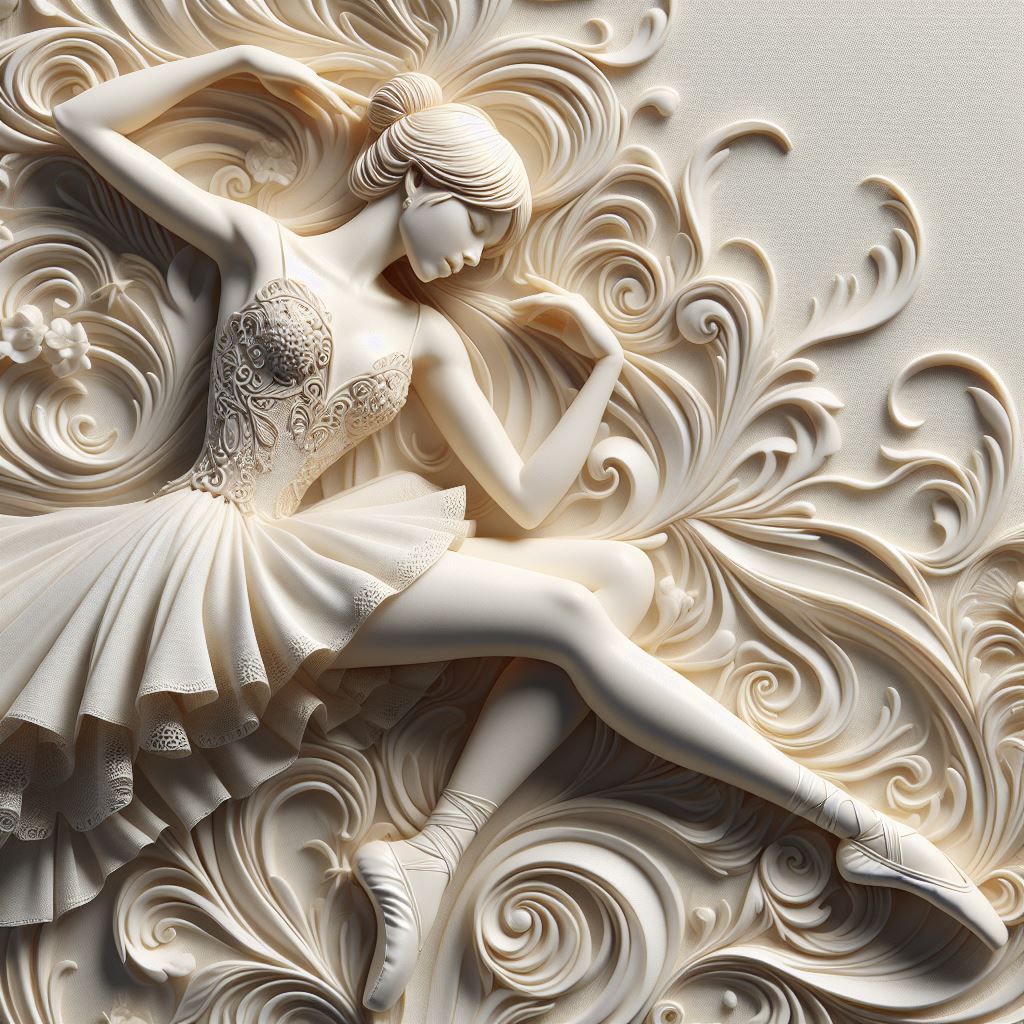 Ballerina Resin Relief