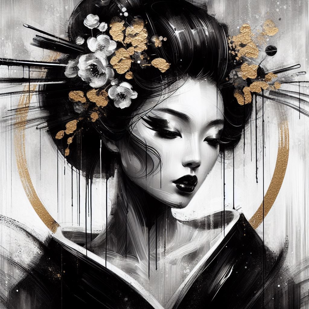 Modern Geisha Portrait