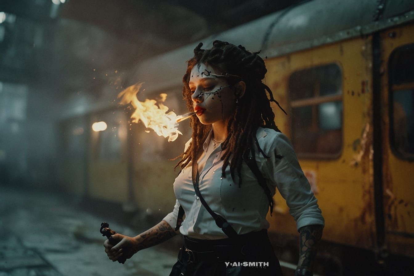 Haruko Mai: Student and Fire Mage at Lo-Fi Academy.